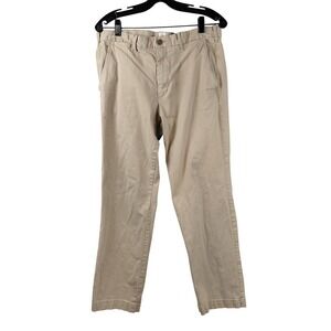 Gap Mens Khaki Chino Pants Straight Fit‎ Beige Tan 36x32
